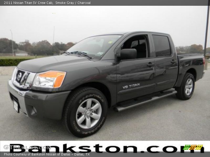 Smoke Gray / Charcoal 2011 Nissan Titan SV Crew Cab