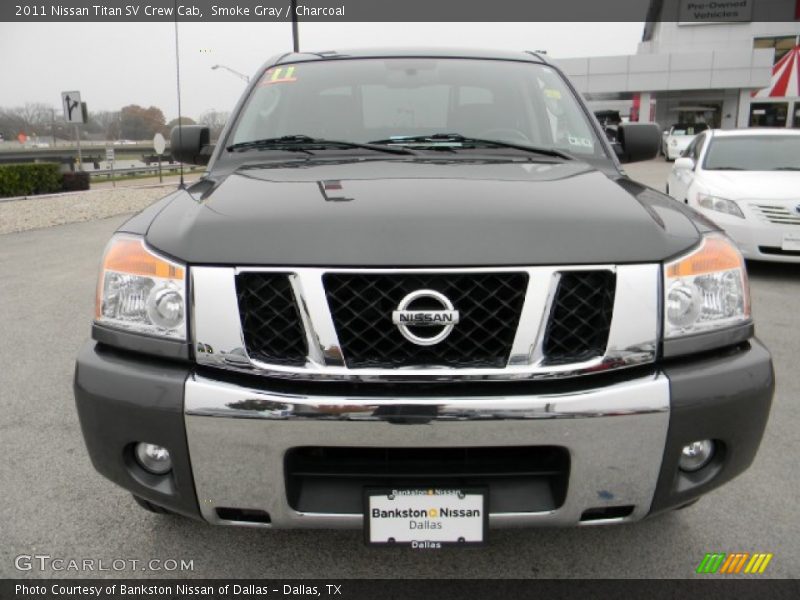 Smoke Gray / Charcoal 2011 Nissan Titan SV Crew Cab