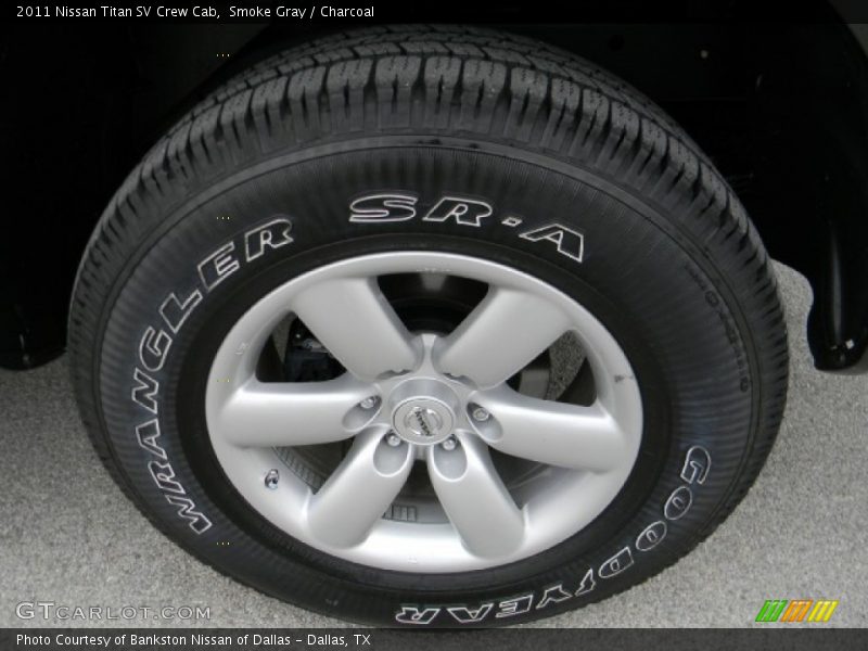 Smoke Gray / Charcoal 2011 Nissan Titan SV Crew Cab