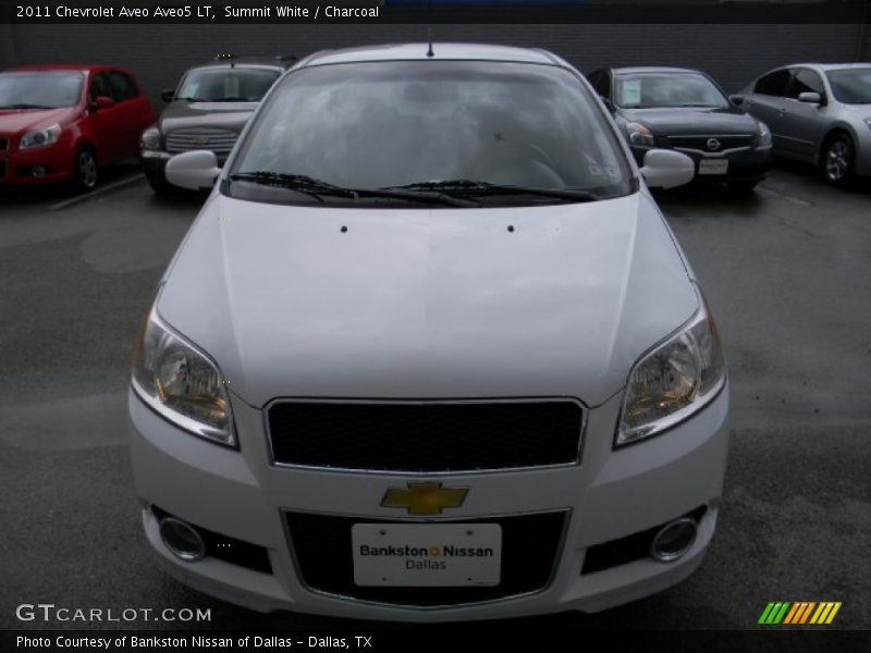 Summit White / Charcoal 2011 Chevrolet Aveo Aveo5 LT