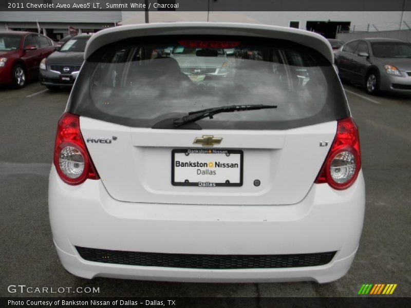 Summit White / Charcoal 2011 Chevrolet Aveo Aveo5 LT
