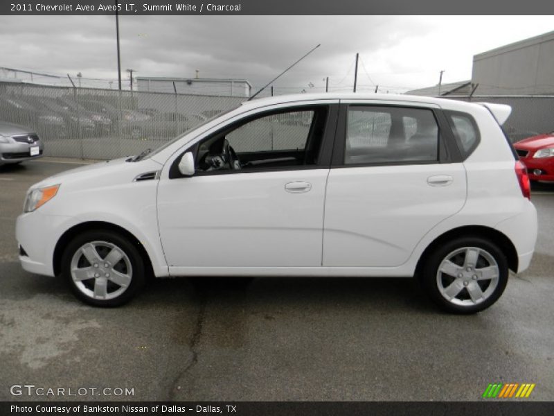 Summit White / Charcoal 2011 Chevrolet Aveo Aveo5 LT