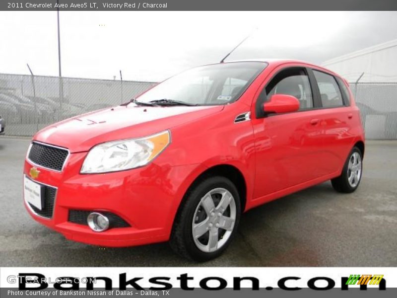 Victory Red / Charcoal 2011 Chevrolet Aveo Aveo5 LT