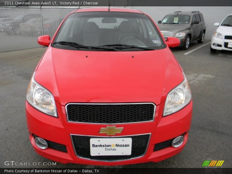 Victory Red / Charcoal 2011 Chevrolet Aveo Aveo5 LT