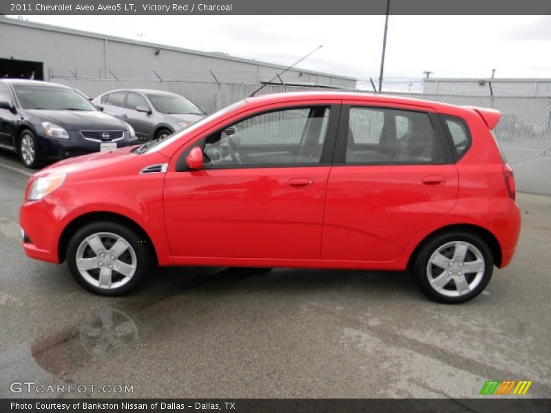 Victory Red / Charcoal 2011 Chevrolet Aveo Aveo5 LT