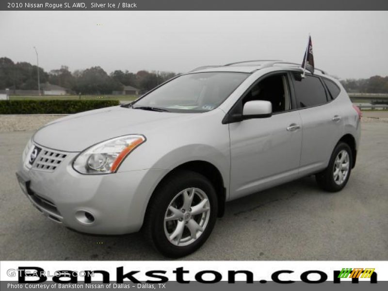 Silver Ice / Black 2010 Nissan Rogue SL AWD