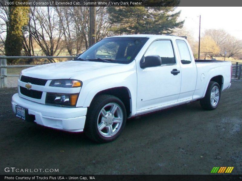 Summit White / Very Dark Pewter 2006 Chevrolet Colorado LT Extended Cab