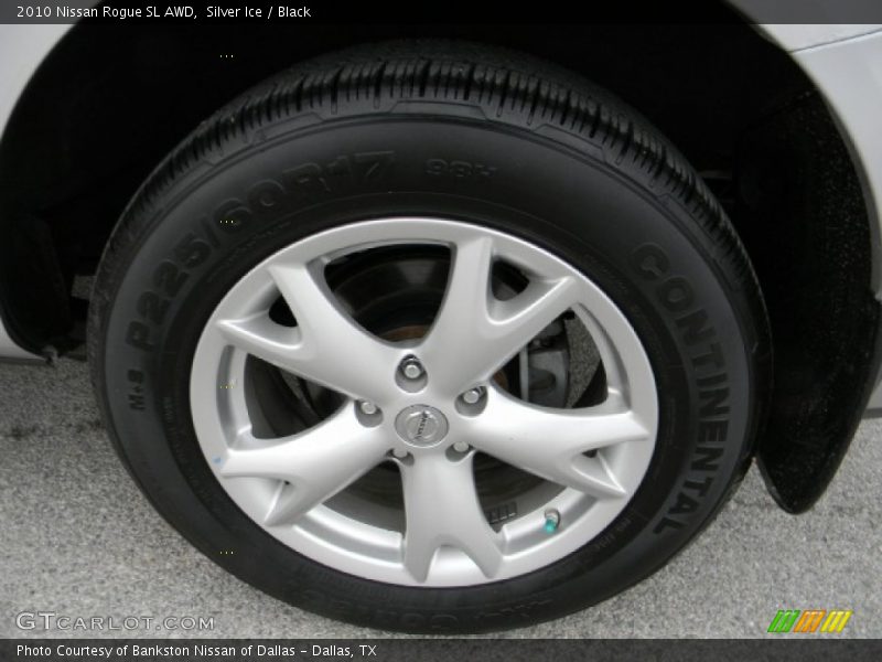 Silver Ice / Black 2010 Nissan Rogue SL AWD