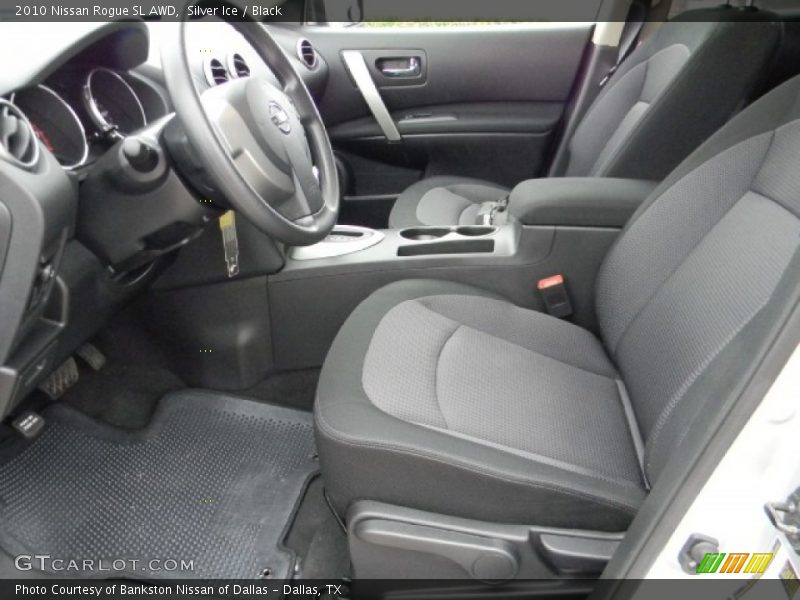 Silver Ice / Black 2010 Nissan Rogue SL AWD