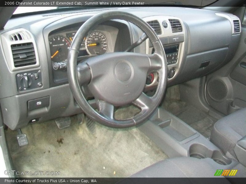 Summit White / Very Dark Pewter 2006 Chevrolet Colorado LT Extended Cab