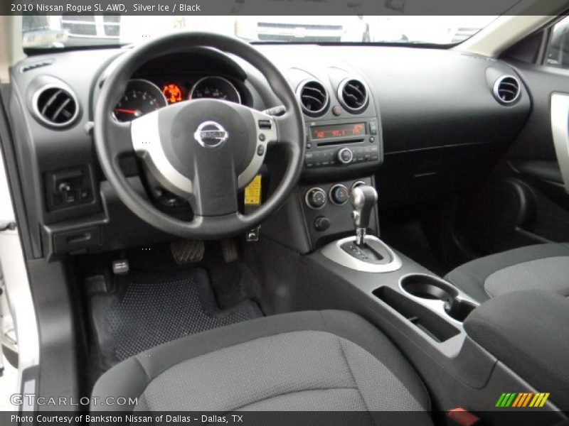 Silver Ice / Black 2010 Nissan Rogue SL AWD