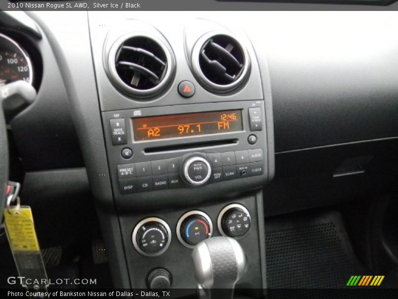 Silver Ice / Black 2010 Nissan Rogue SL AWD