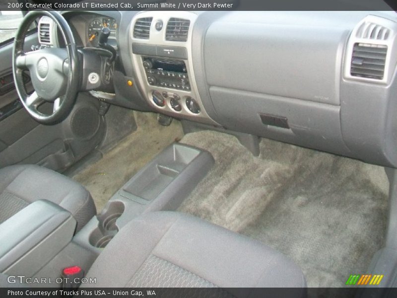 Summit White / Very Dark Pewter 2006 Chevrolet Colorado LT Extended Cab