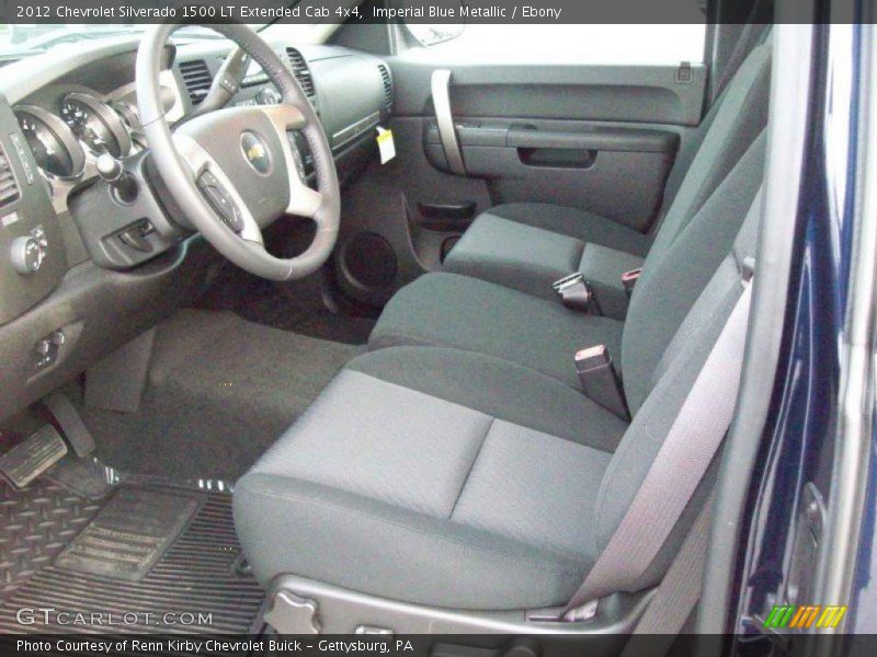  2012 Silverado 1500 LT Extended Cab 4x4 Ebony Interior