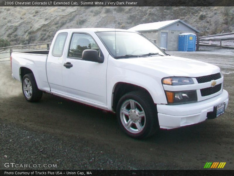 Summit White / Very Dark Pewter 2006 Chevrolet Colorado LT Extended Cab