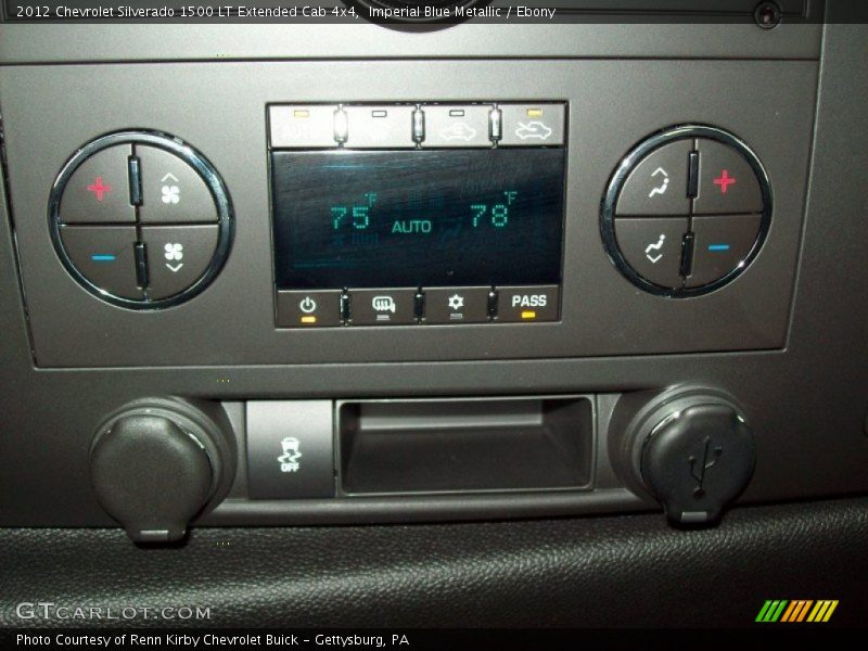 Controls of 2012 Silverado 1500 LT Extended Cab 4x4
