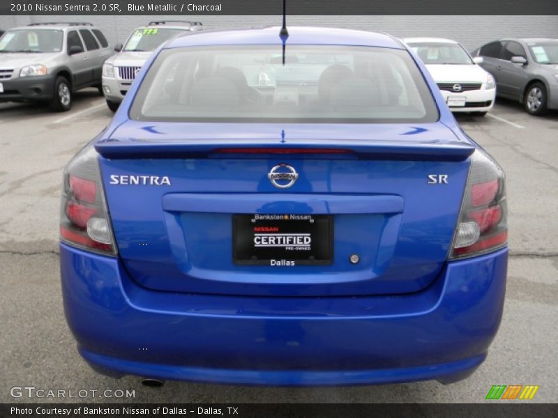 Blue Metallic / Charcoal 2010 Nissan Sentra 2.0 SR