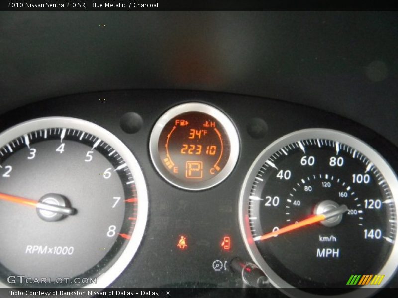 Blue Metallic / Charcoal 2010 Nissan Sentra 2.0 SR