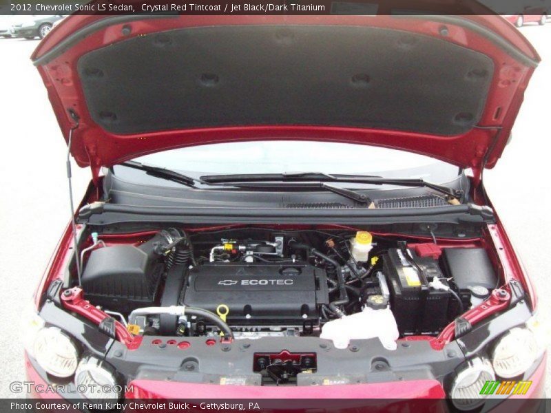  2012 Sonic LS Sedan Engine - 1.8 Liter DOHC 16-Valve VVT 4 Cylinder