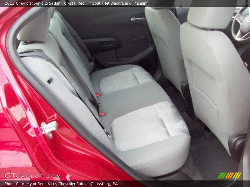 Crystal Red Tintcoat / Jet Black/Dark Titanium 2012 Chevrolet Sonic LS Sedan
