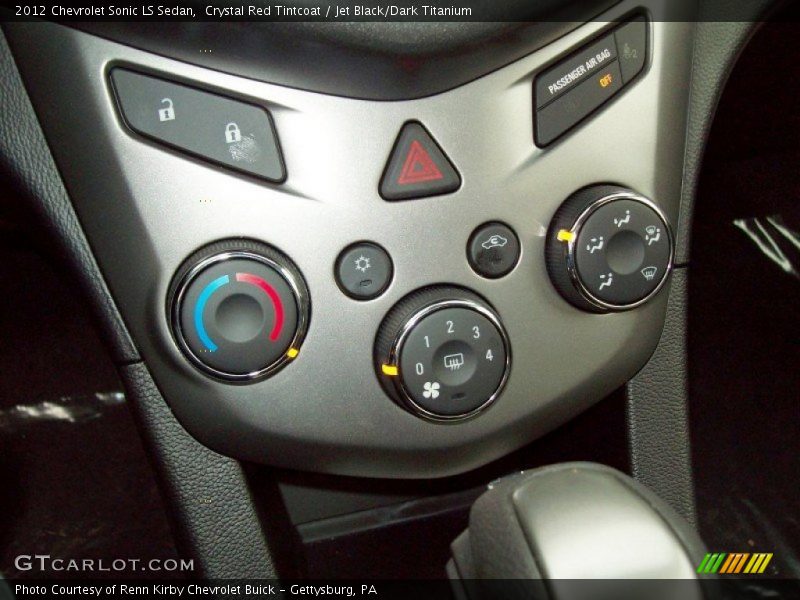 Controls of 2012 Sonic LS Sedan