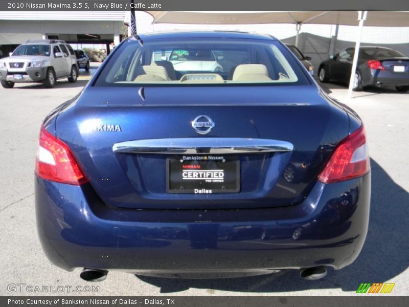 Navy Blue / Caffe Latte 2010 Nissan Maxima 3.5 S