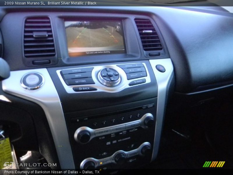 Brilliant Silver Metallic / Black 2009 Nissan Murano SL