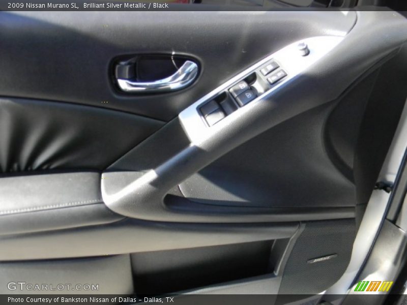 Brilliant Silver Metallic / Black 2009 Nissan Murano SL