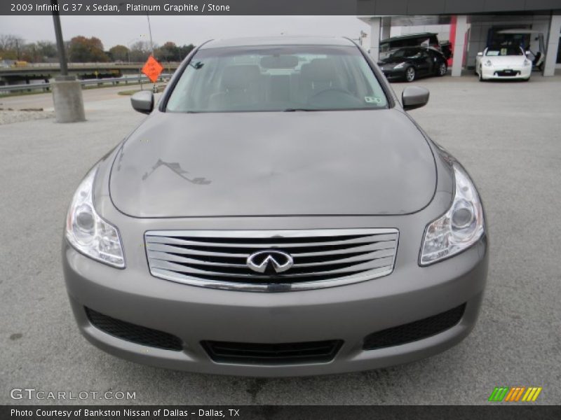 Platinum Graphite / Stone 2009 Infiniti G 37 x Sedan