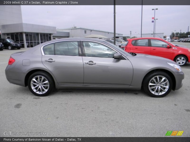 Platinum Graphite / Stone 2009 Infiniti G 37 x Sedan