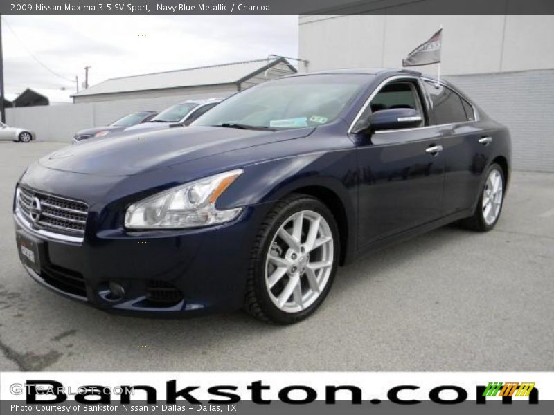 Navy Blue Metallic / Charcoal 2009 Nissan Maxima 3.5 SV Sport