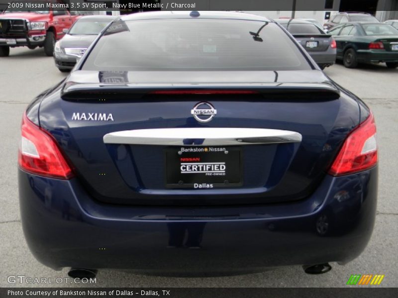 Navy Blue Metallic / Charcoal 2009 Nissan Maxima 3.5 SV Sport