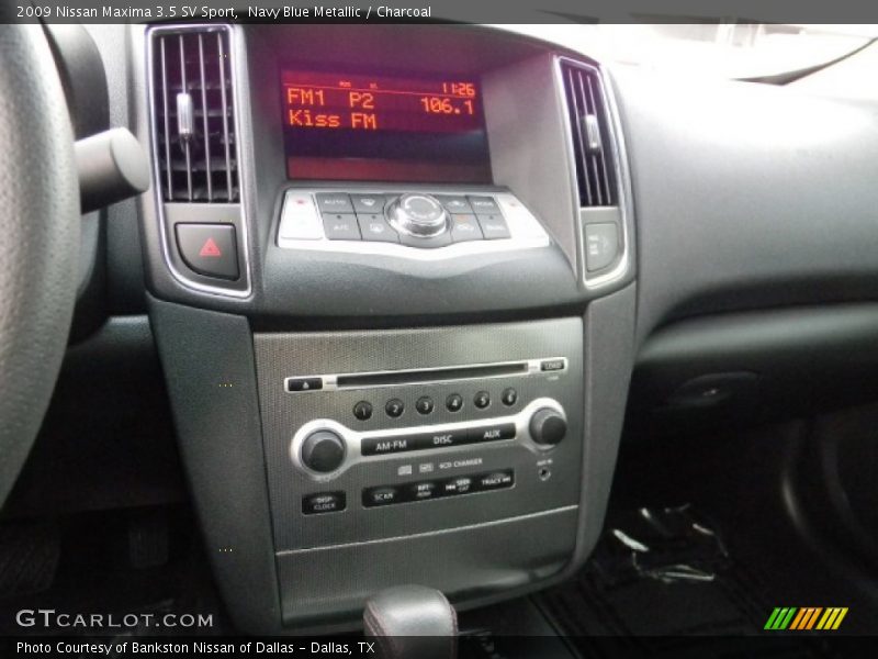 Controls of 2009 Maxima 3.5 SV Sport