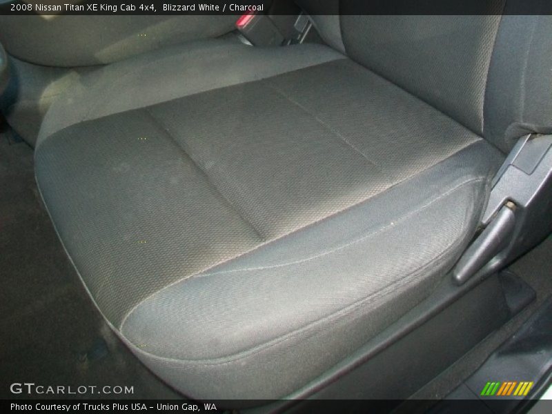 Blizzard White / Charcoal 2008 Nissan Titan XE King Cab 4x4
