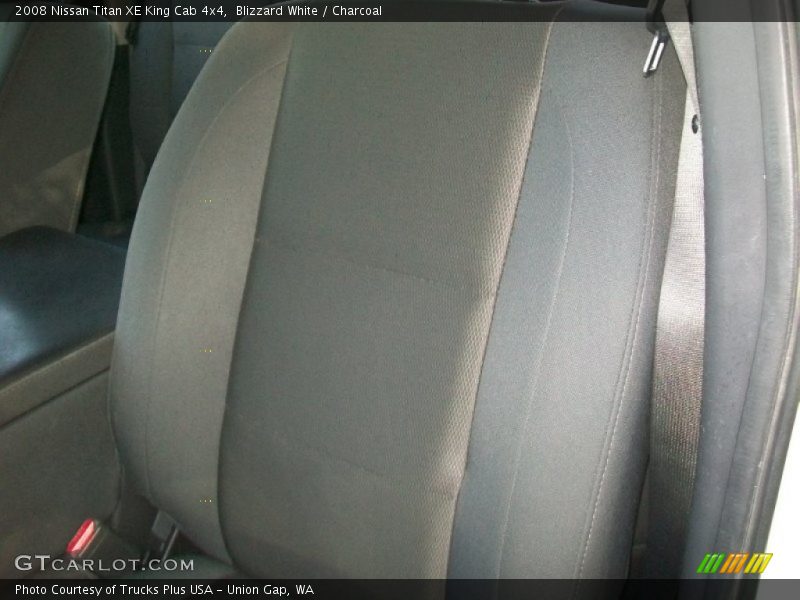 Blizzard White / Charcoal 2008 Nissan Titan XE King Cab 4x4