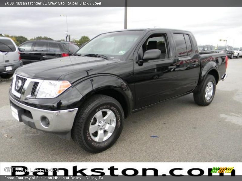 Super Black / Steel 2009 Nissan Frontier SE Crew Cab
