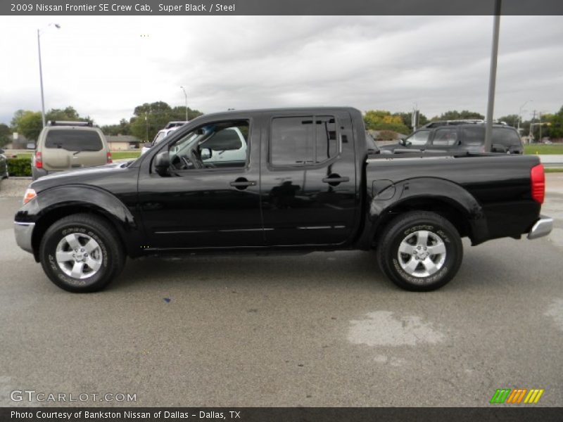 Super Black / Steel 2009 Nissan Frontier SE Crew Cab