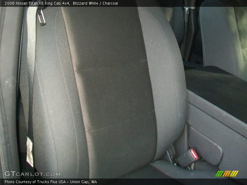 Blizzard White / Charcoal 2008 Nissan Titan XE King Cab 4x4