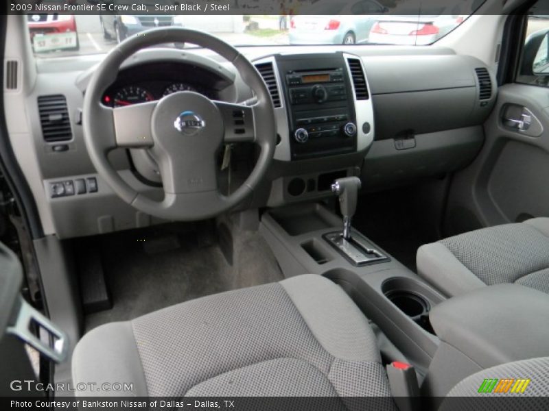 Super Black / Steel 2009 Nissan Frontier SE Crew Cab