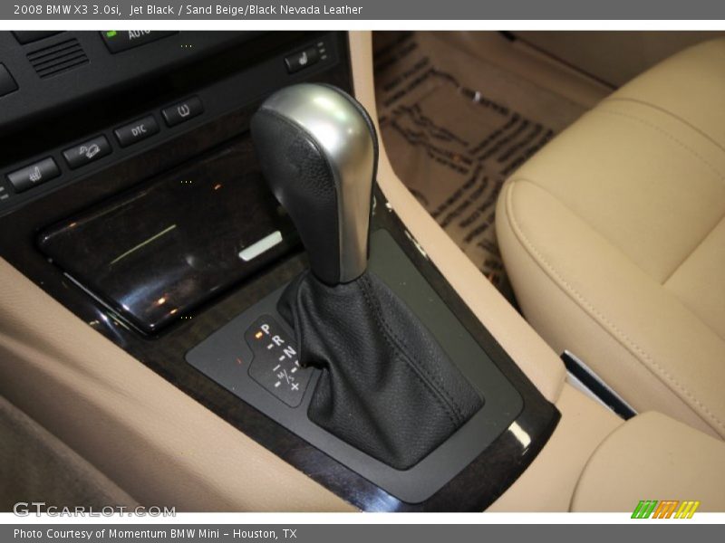 Jet Black / Sand Beige/Black Nevada Leather 2008 BMW X3 3.0si