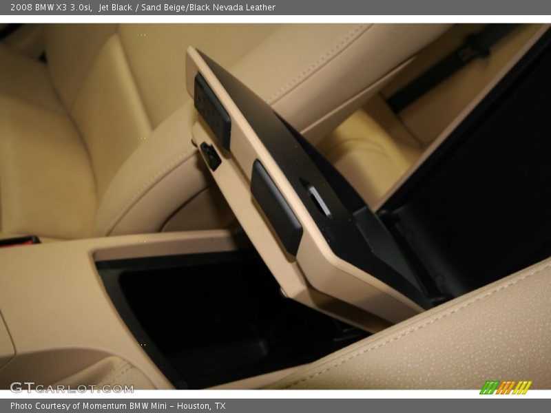 Jet Black / Sand Beige/Black Nevada Leather 2008 BMW X3 3.0si