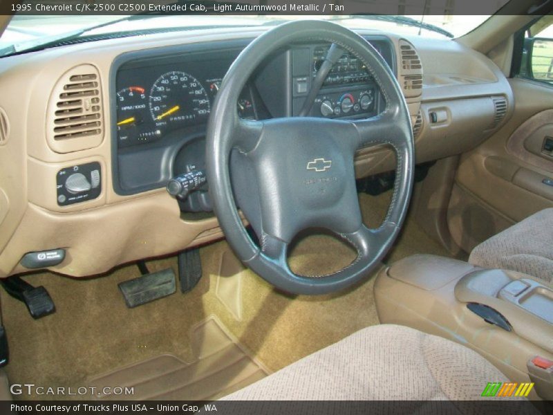 Light Autumnwood Metallic / Tan 1995 Chevrolet C/K 2500 C2500 Extended Cab
