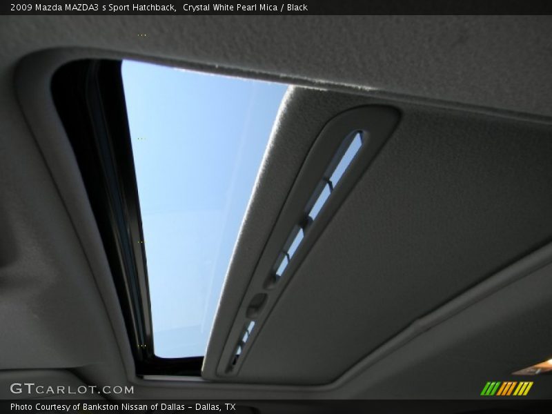Crystal White Pearl Mica / Black 2009 Mazda MAZDA3 s Sport Hatchback