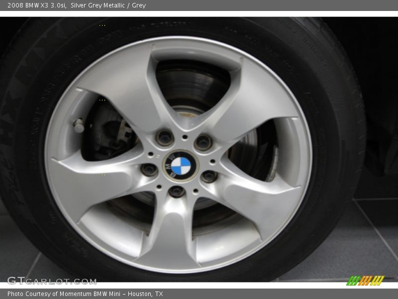 Silver Grey Metallic / Grey 2008 BMW X3 3.0si