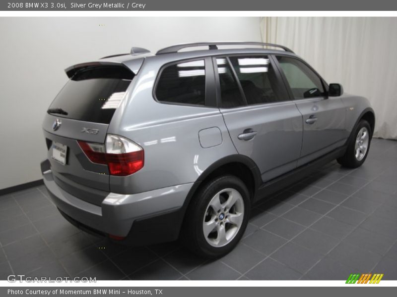 Silver Grey Metallic / Grey 2008 BMW X3 3.0si