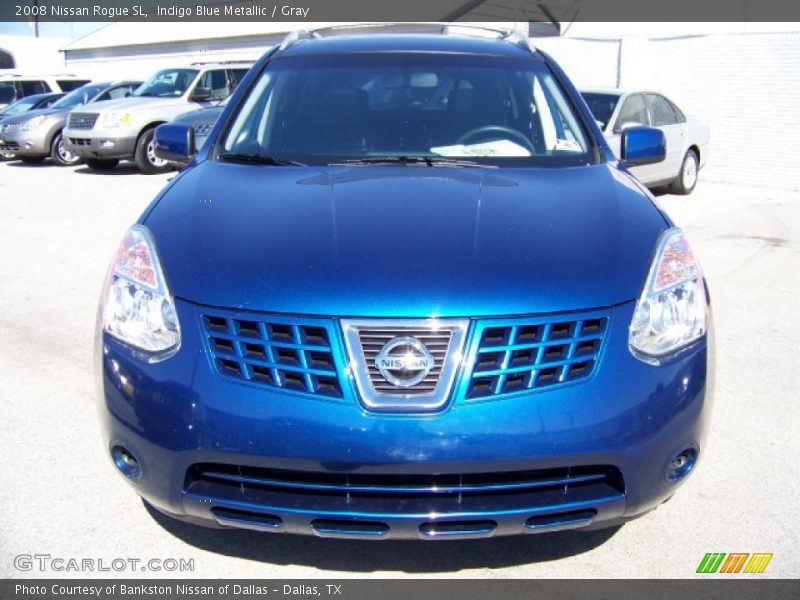 Indigo Blue Metallic / Gray 2008 Nissan Rogue SL