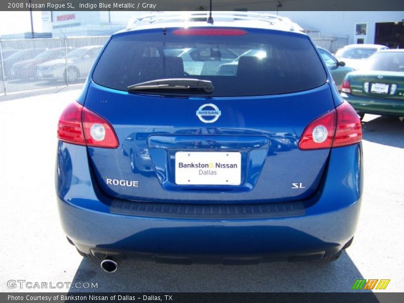 Indigo Blue Metallic / Gray 2008 Nissan Rogue SL