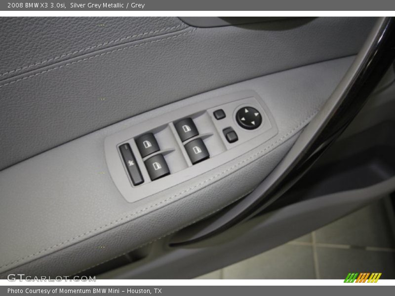 Silver Grey Metallic / Grey 2008 BMW X3 3.0si