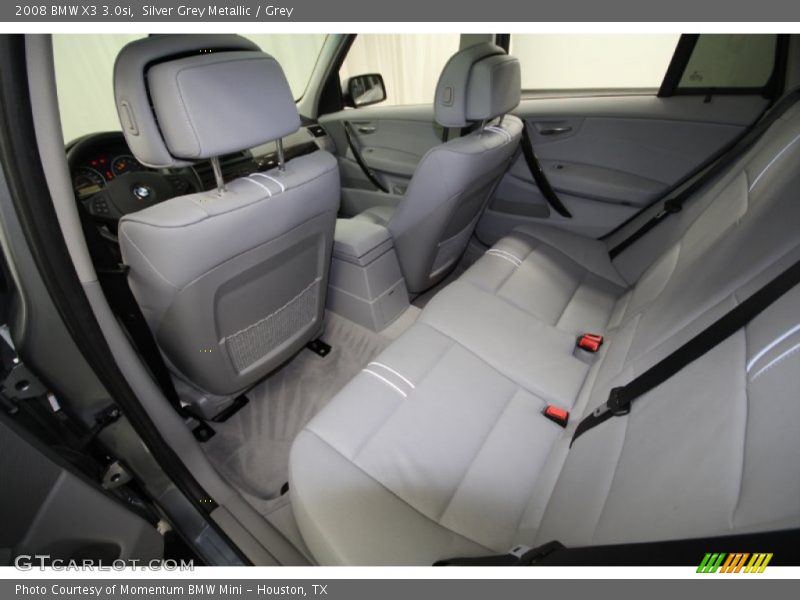 Silver Grey Metallic / Grey 2008 BMW X3 3.0si