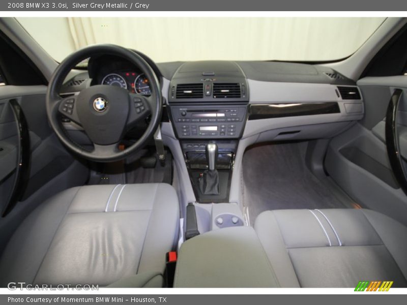 Silver Grey Metallic / Grey 2008 BMW X3 3.0si